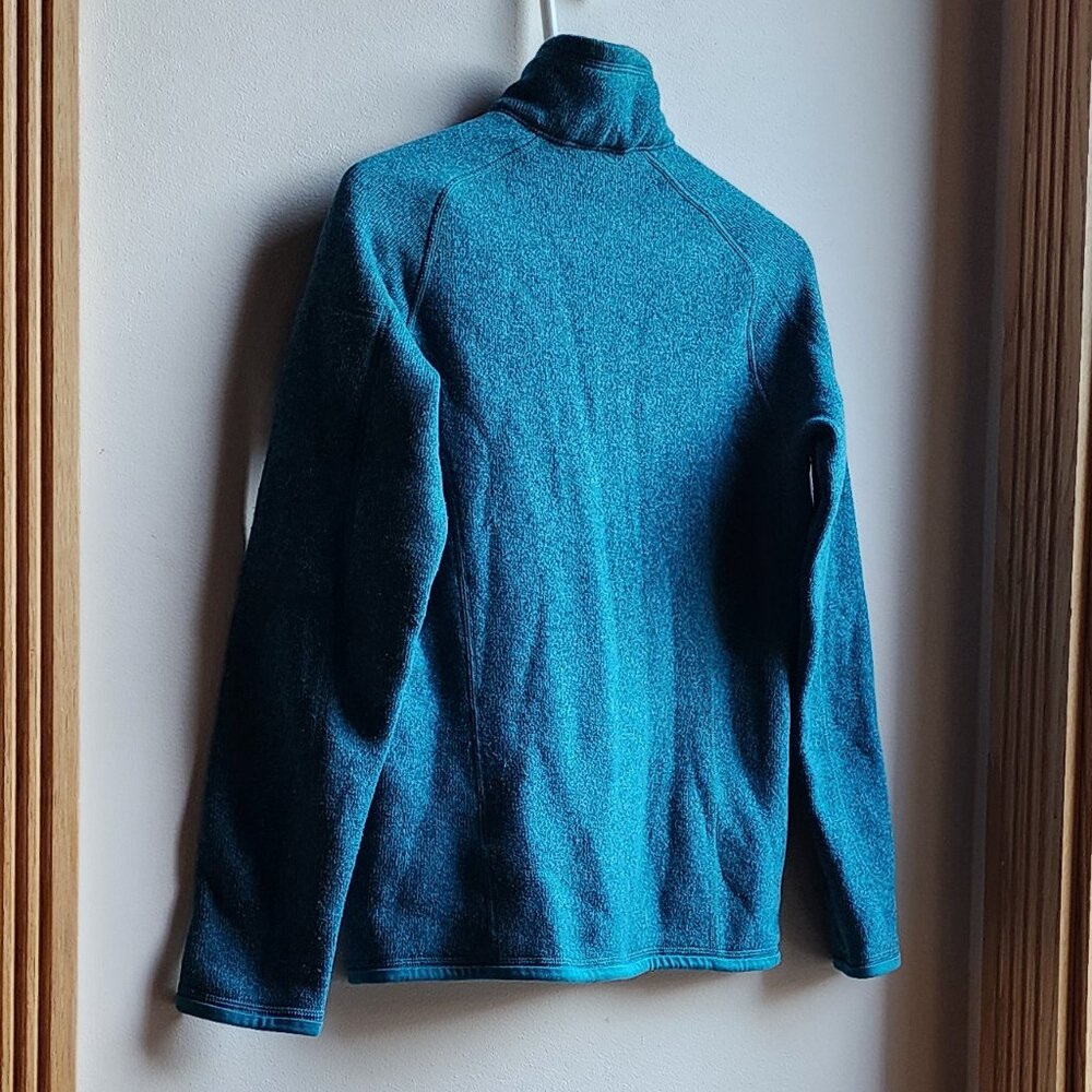 Patagonia Aqua Better Sweater Quarter Zip-Up Pullover Size Small - Picture 12 of 16